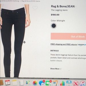 Rag&Bone Legging